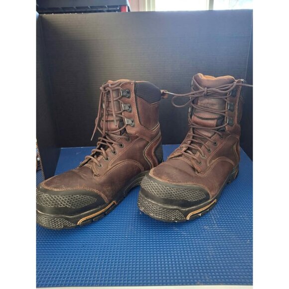 LaCrosse Mens Leather Insulated Work Boots Size 11M Brown Thinsulate 600g - Picture 2 of 8